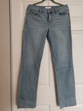 Lucky Brand Mid Rise Straight Leg Jeans